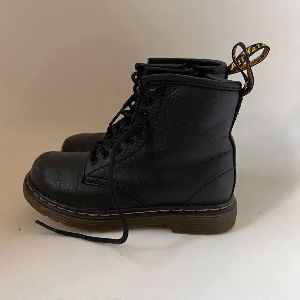 Dr Martens 1460 Boot Kids in Black Toddler US 10
